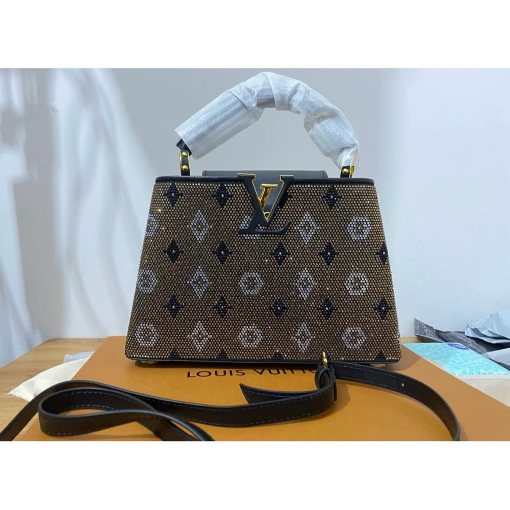 High Quality Brown and Black Bag